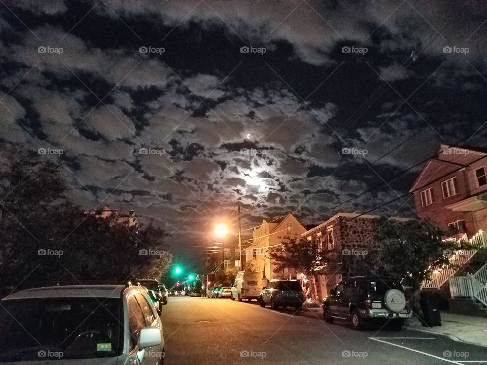 night clouds