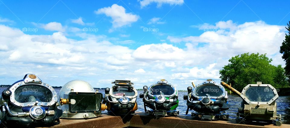 commercial dive helmets