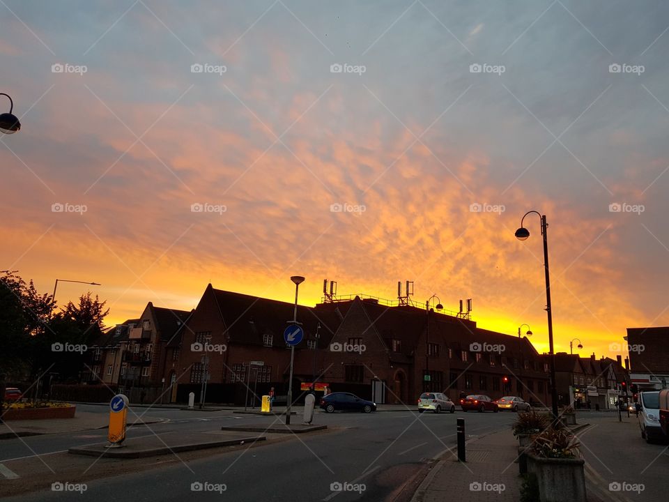 Street Sunset