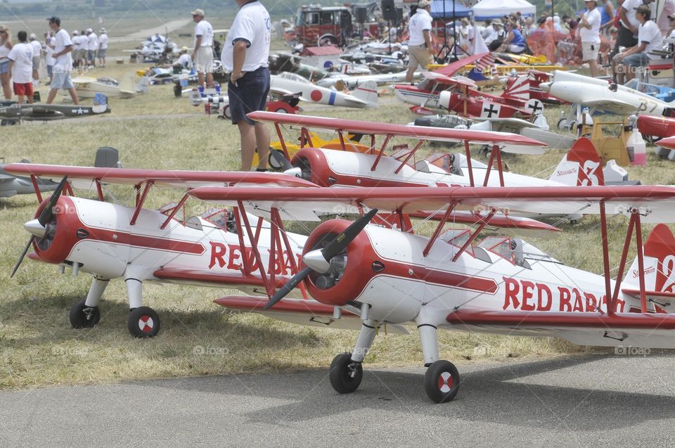 Remote controlled airplane event
