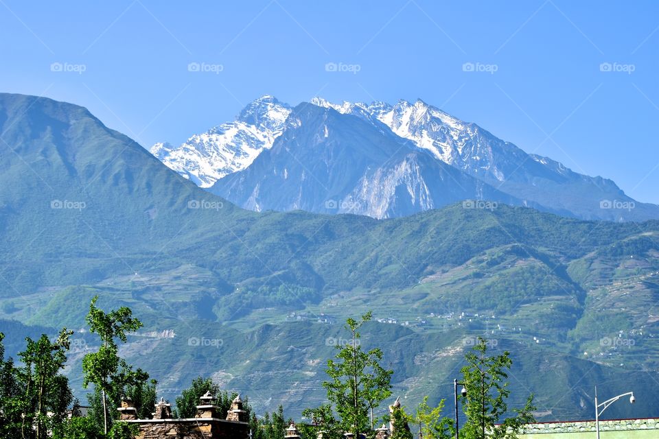 Sichuan mountains 