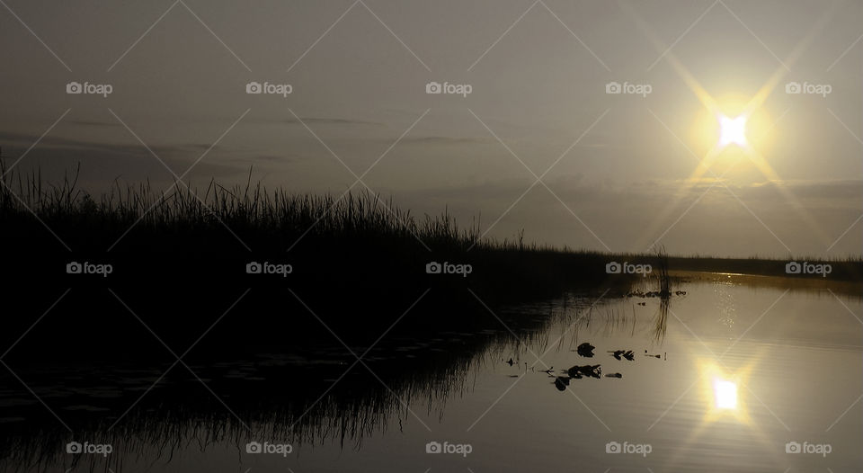 Early Sunrise over the Everglades