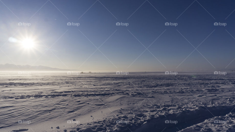 Sunset on Lake Baikal