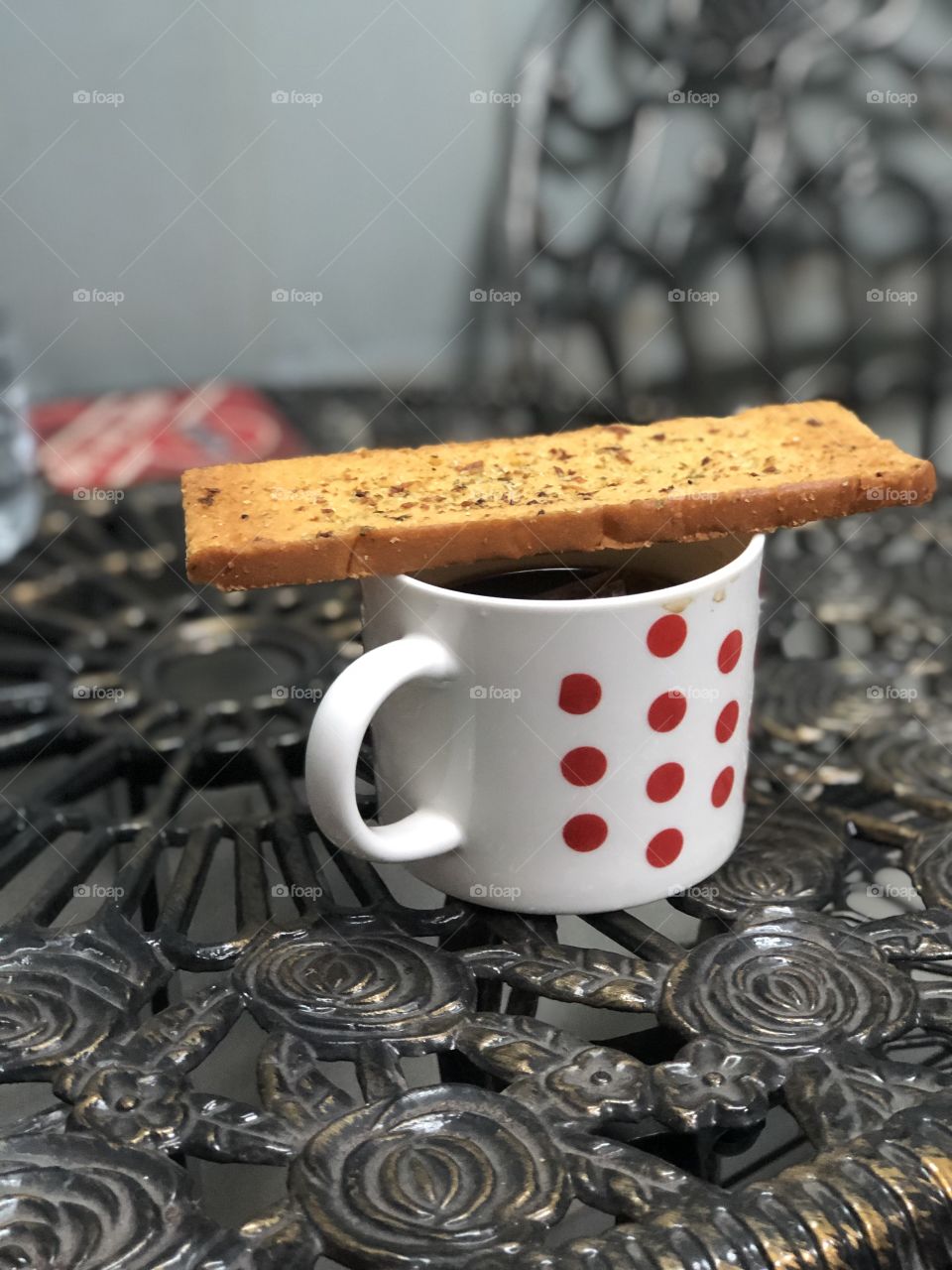 Rectangular garlic bread 