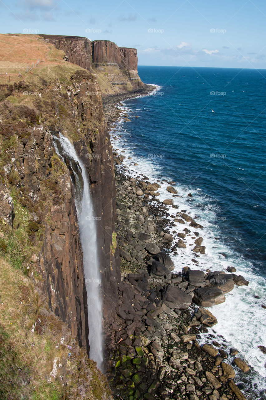 A Scottish waterfall