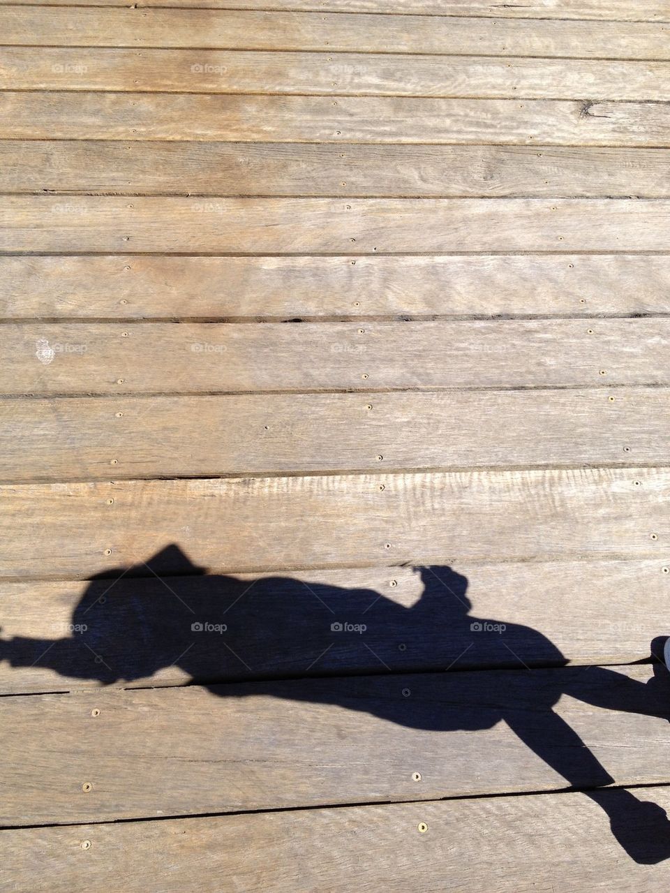 Child Walking Shadow