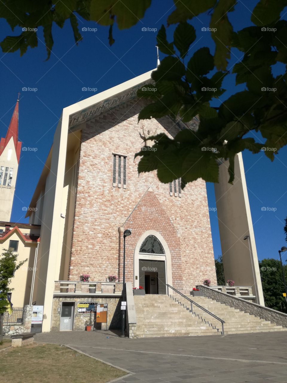 A church in the mountain