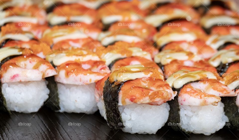 Delicious Shrimp sushi