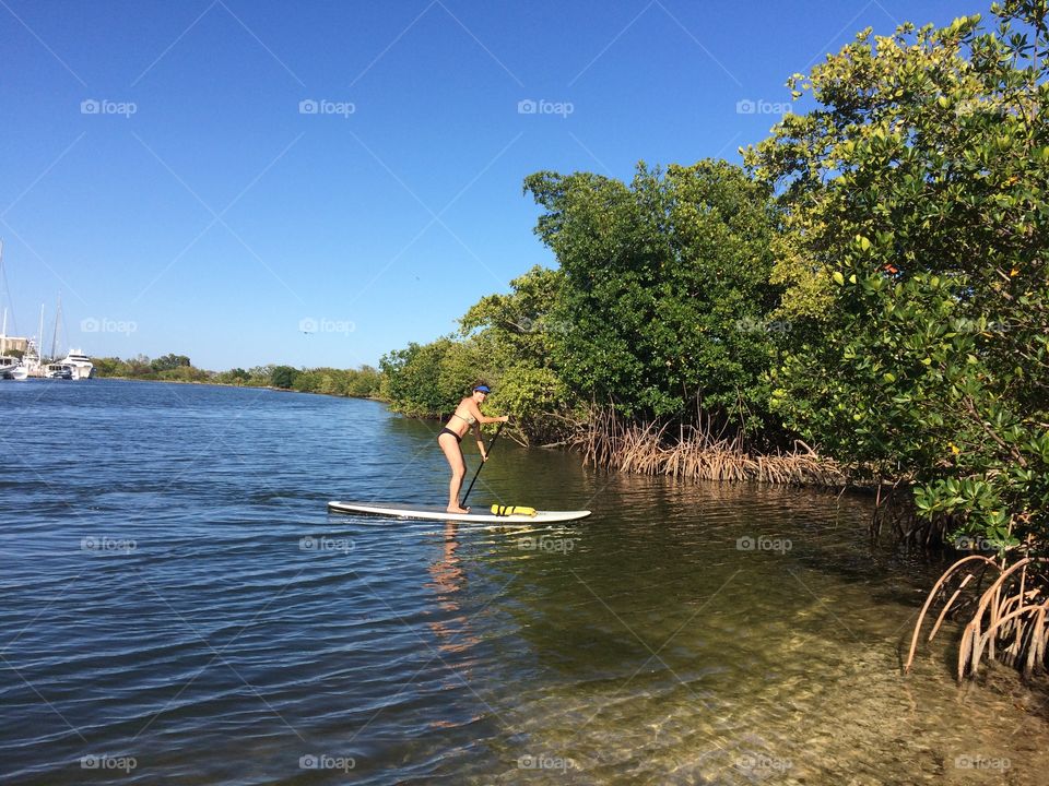 Paddle boarding 