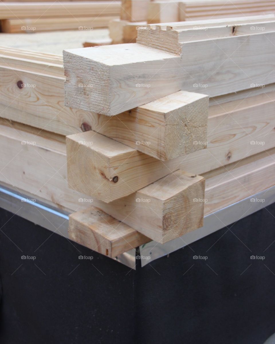 Wood, No Person, Carpentry, Stacks, Log