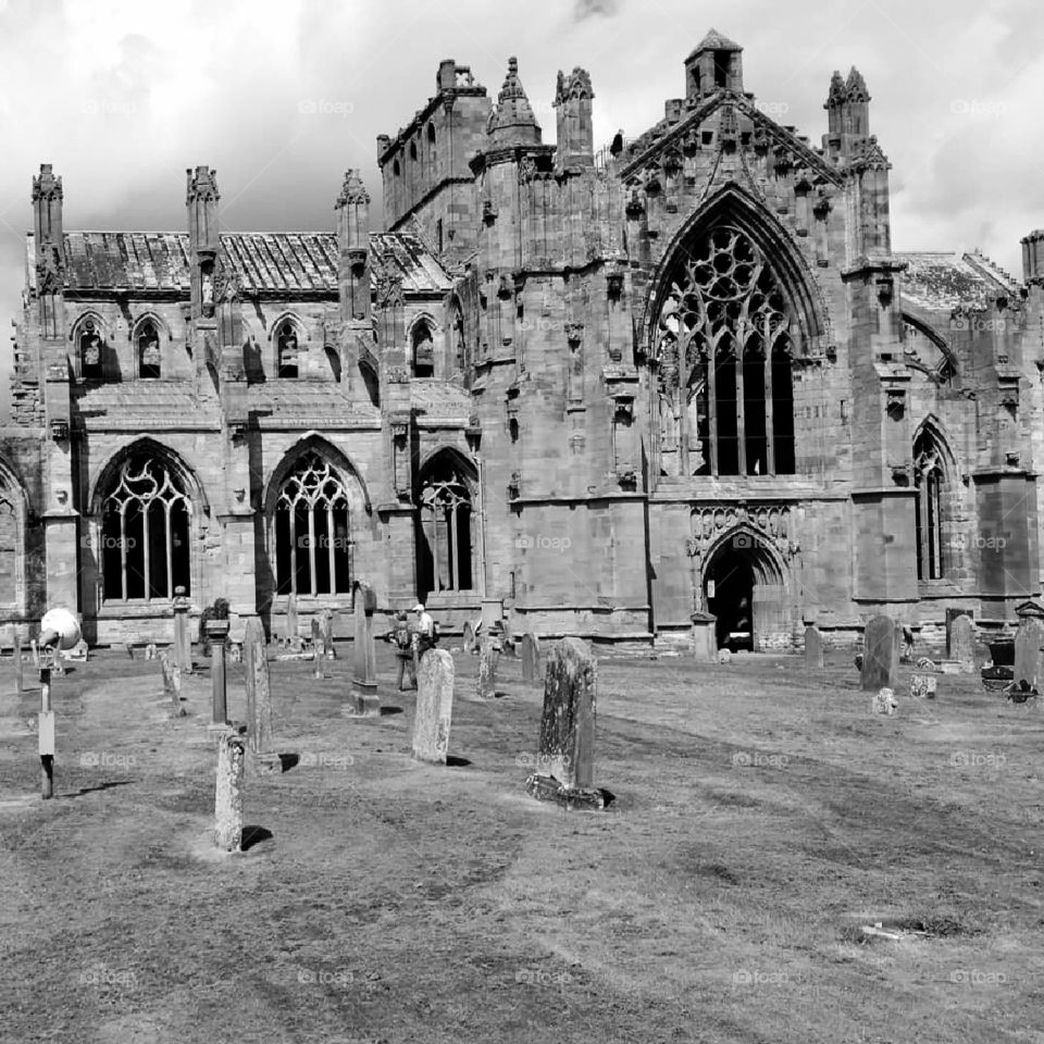 Old church and graveyard