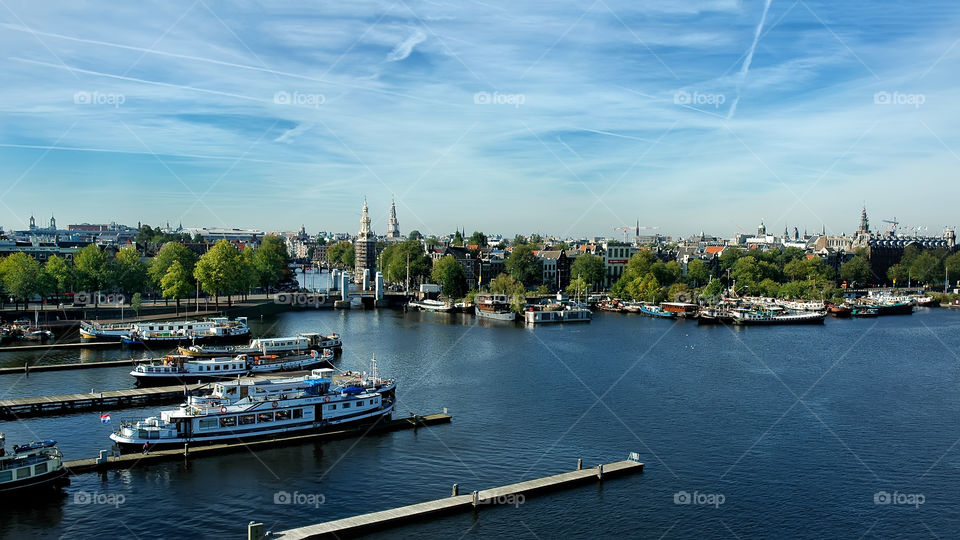 City scene of Amsterdam