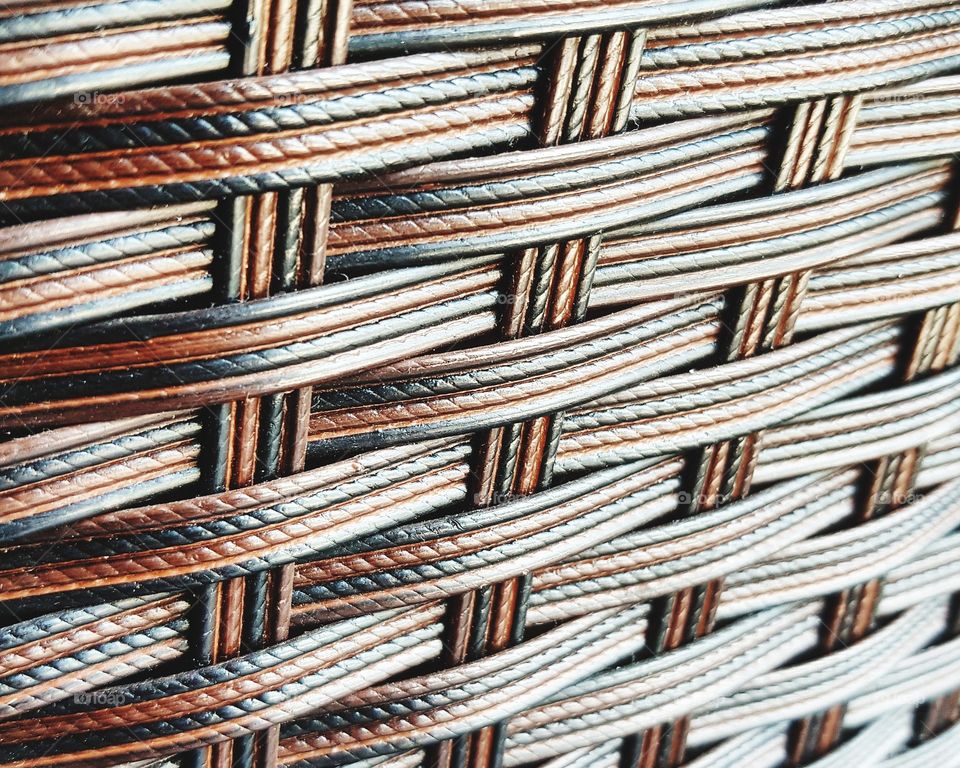Wickerwork basketry textured background