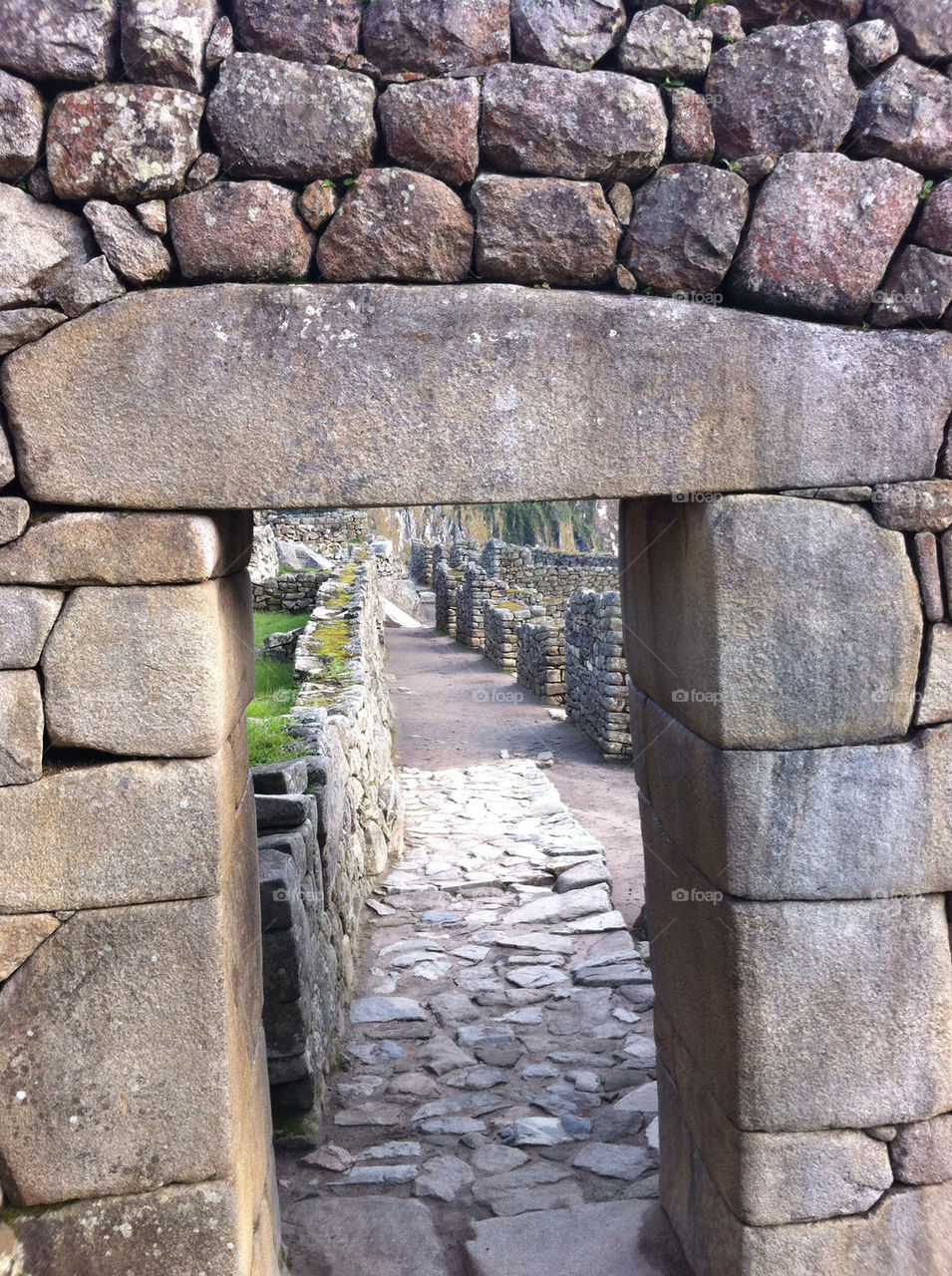ruins gate peru inca by frutimecanik