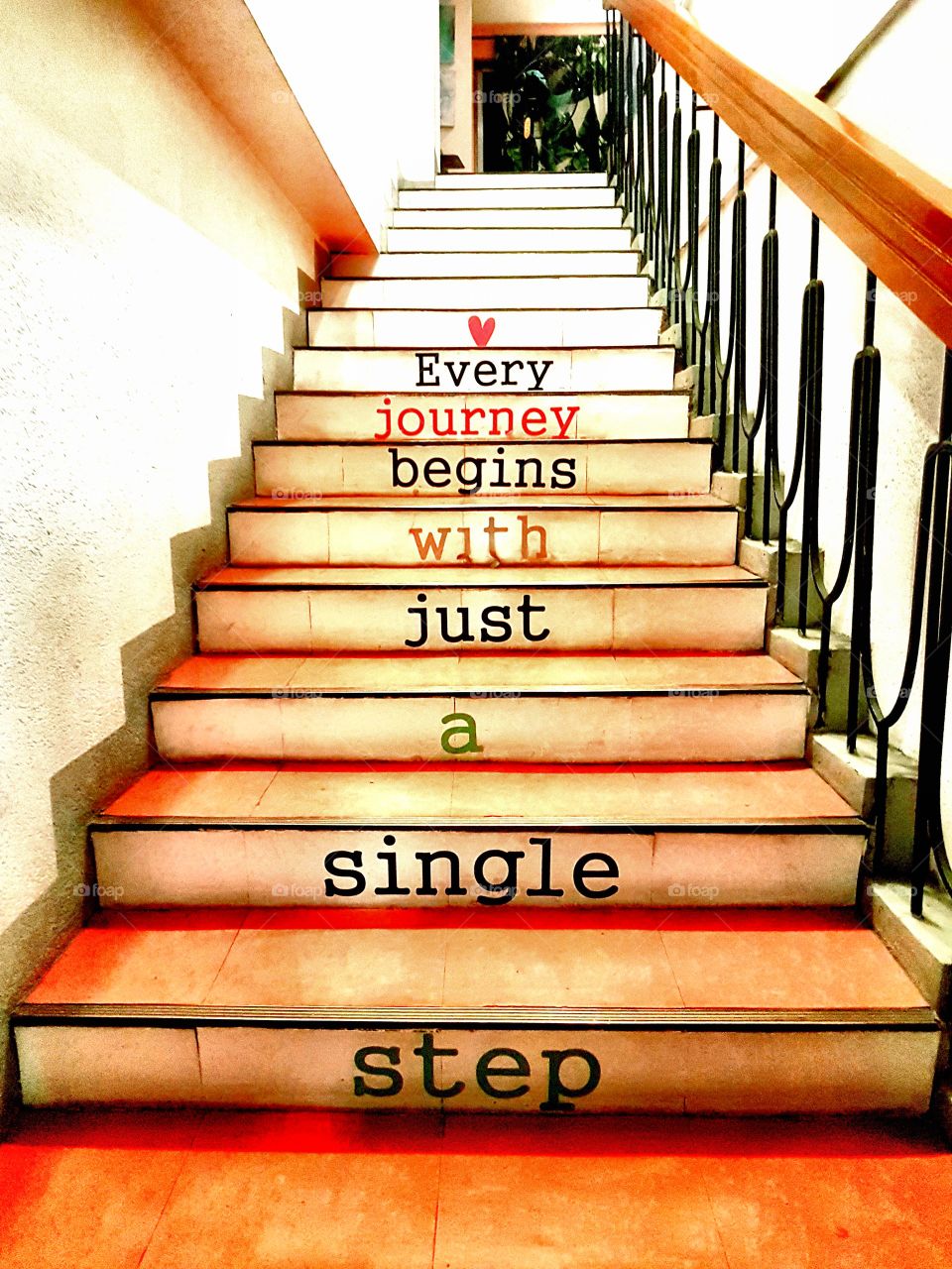 one step at a time.