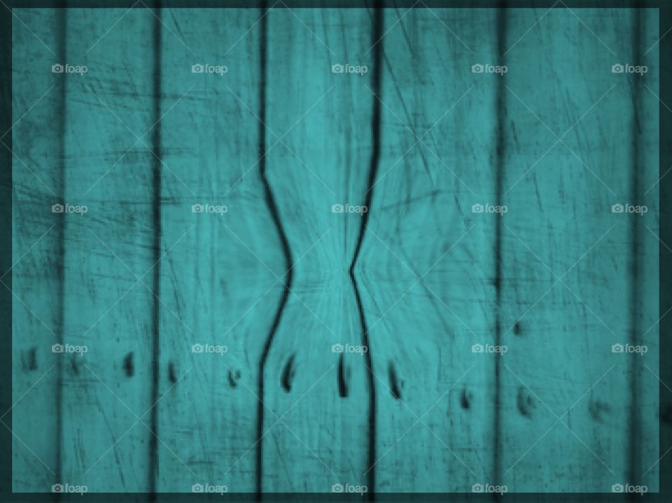 Wood planks distorted