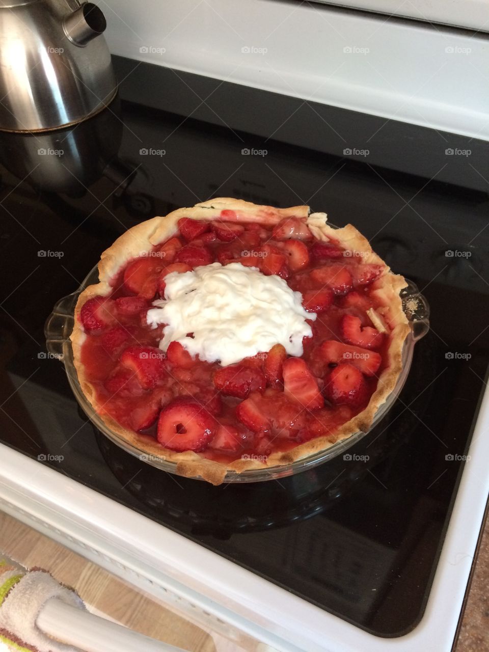 Pie. Strawberry pie