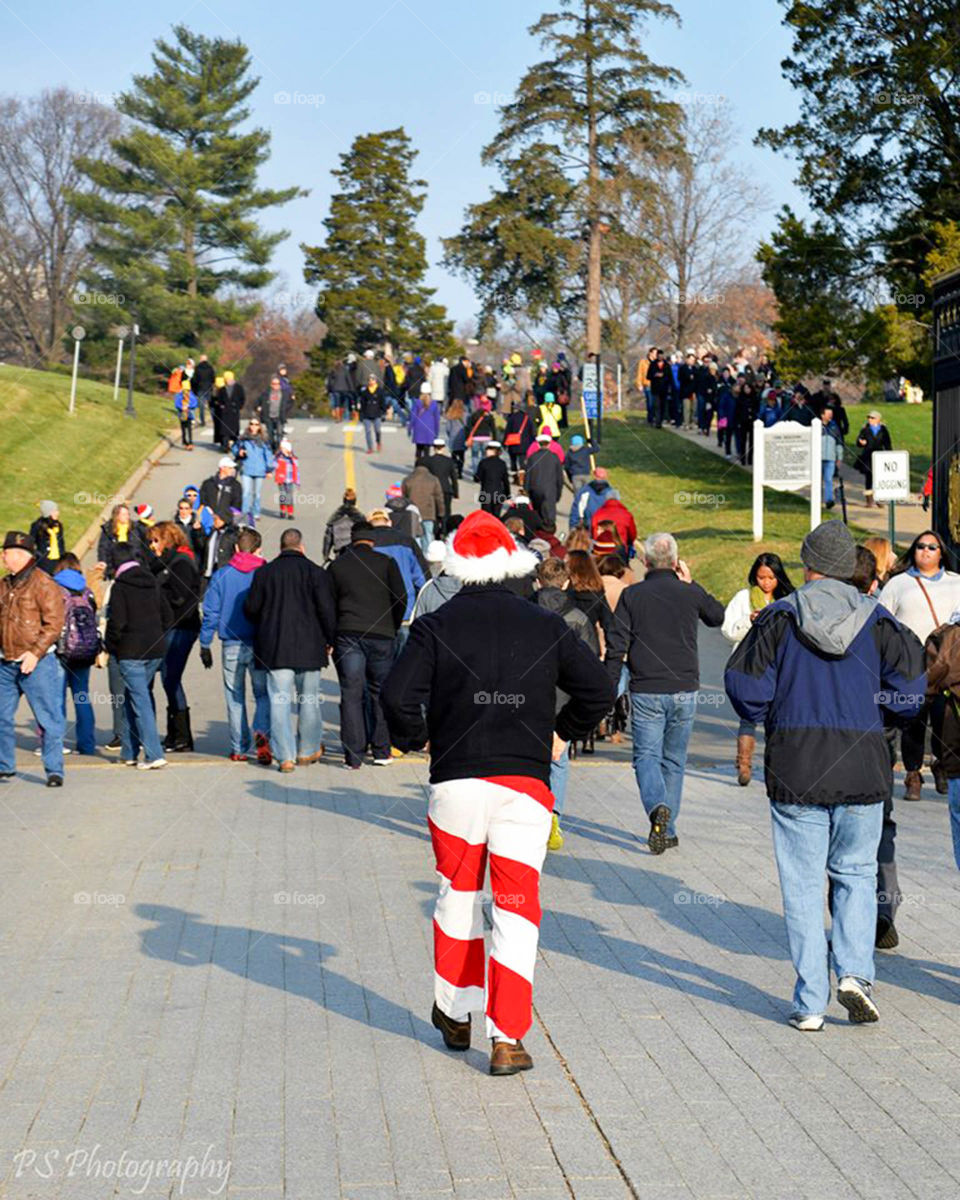 Arlington national cemetery. wreaths across America ceremony