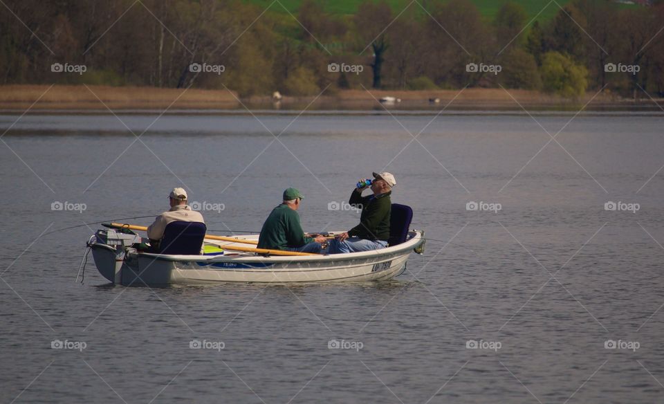 Fishermen At Sempacher Lake