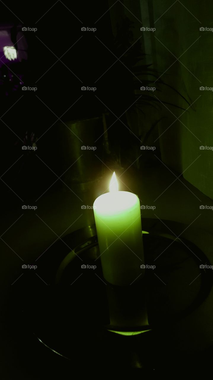 Green candle