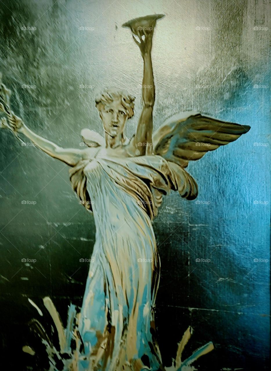Painting of the Statue