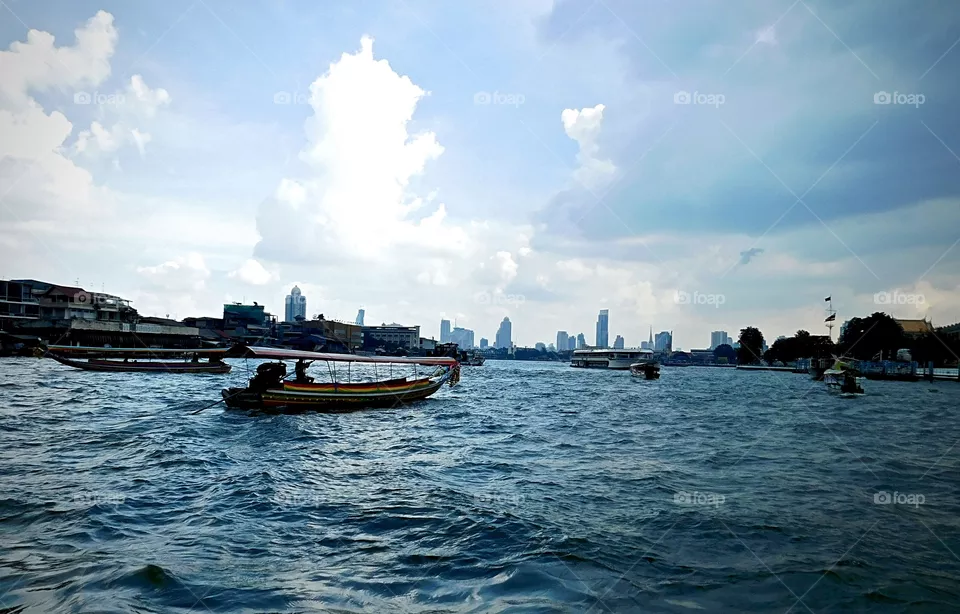 Boat ride on the Chao Phraya river