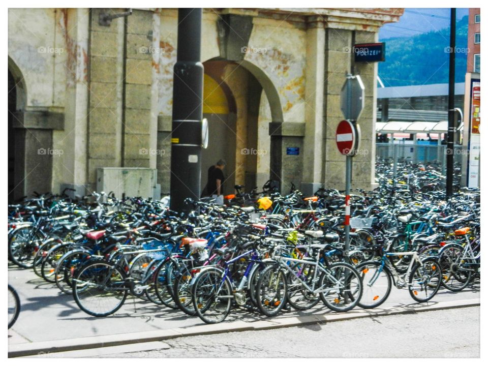 Me and my bicycle . Now where did I park my bike!