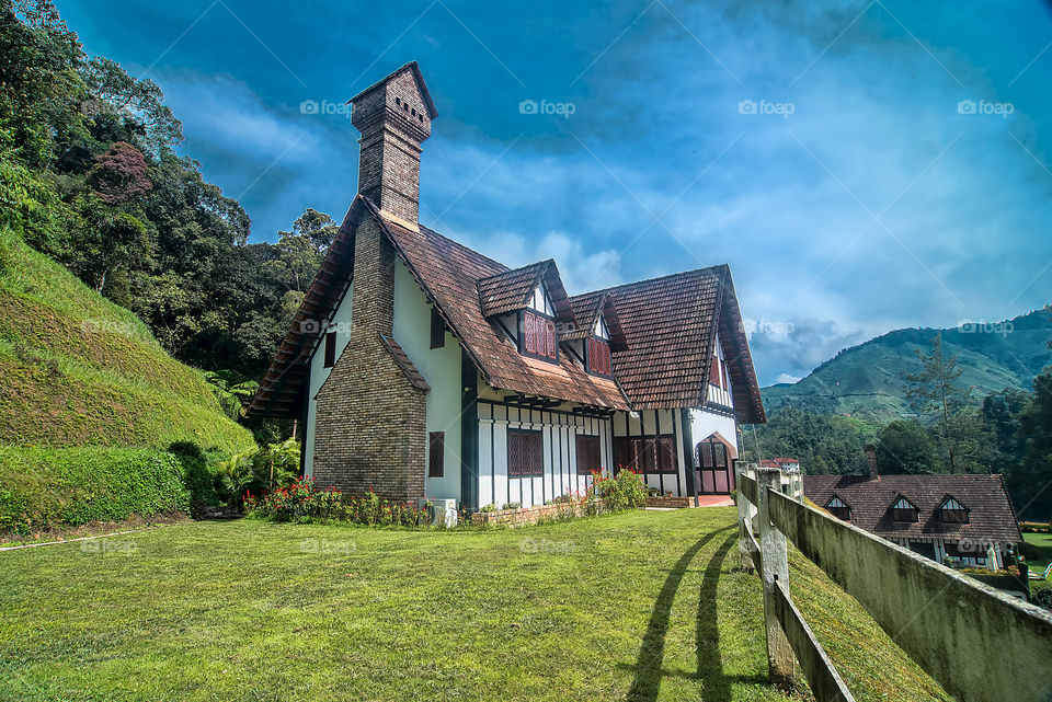 View of house in cameron highlands