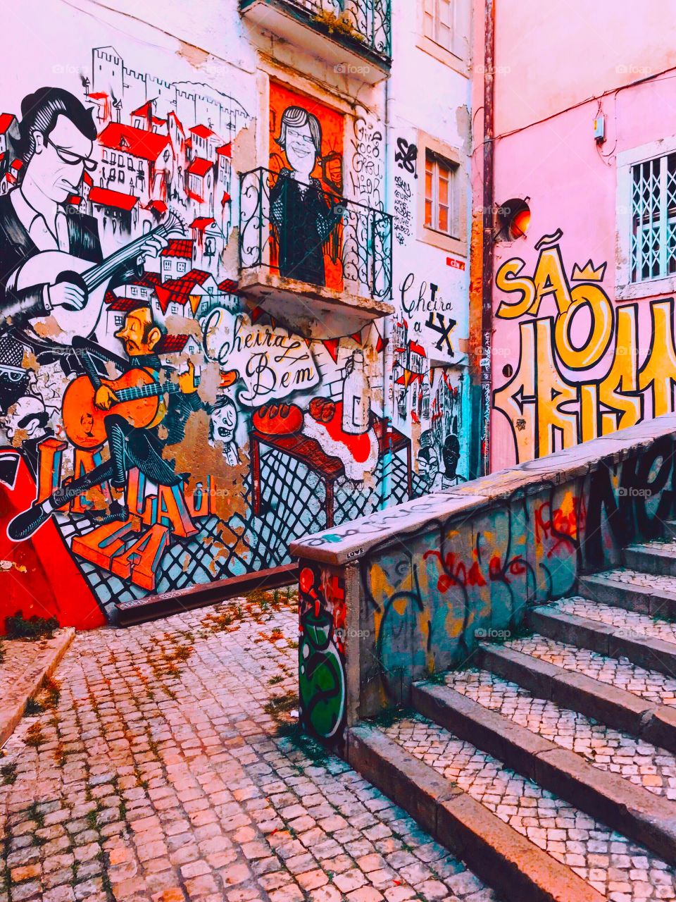 Lisbon graffiti