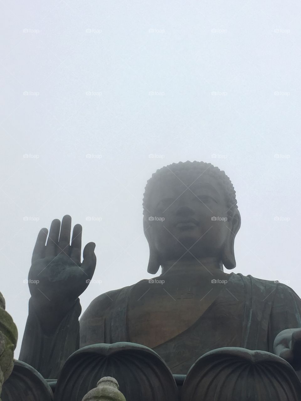 “Buddha in Peace, Harmony and One with Nature & Creation Ngong Ping, Lantau Island, Hong Kong. Copyright Chelsea Merkley Photography 2019.”