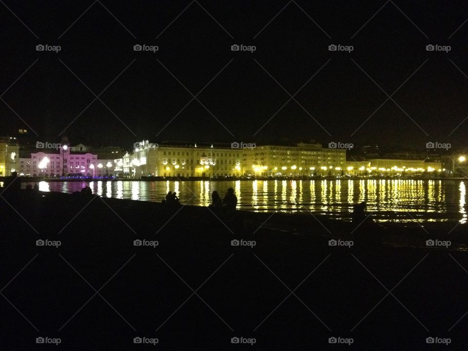 Trieste by night!