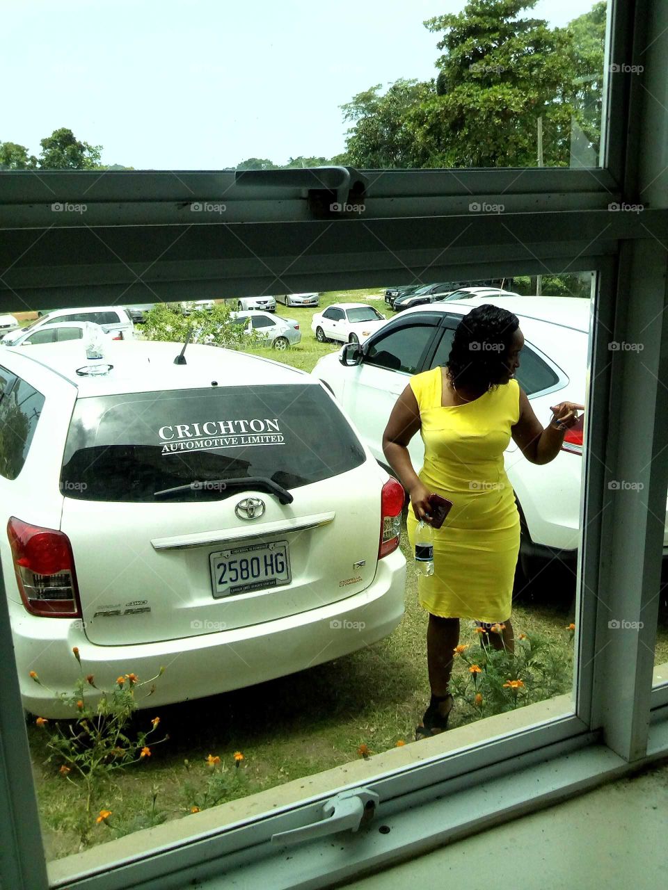 whatever you do please love this picture it is very beautiful of this lady coming to graduation.