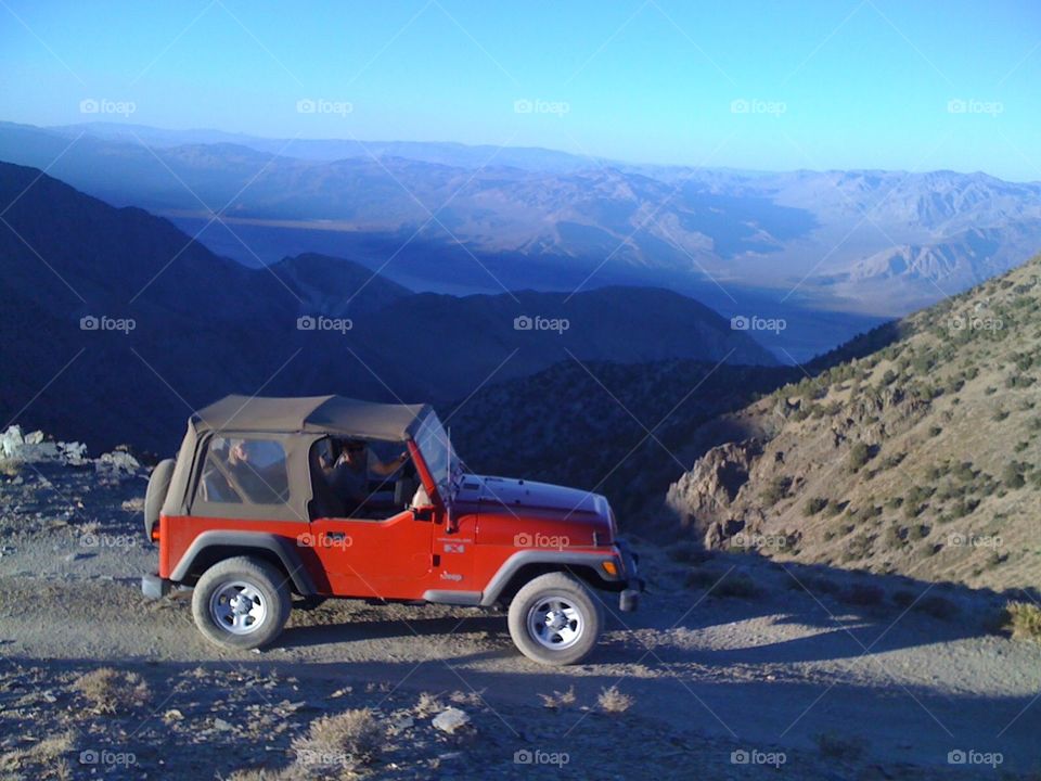 Jeep mountain top
