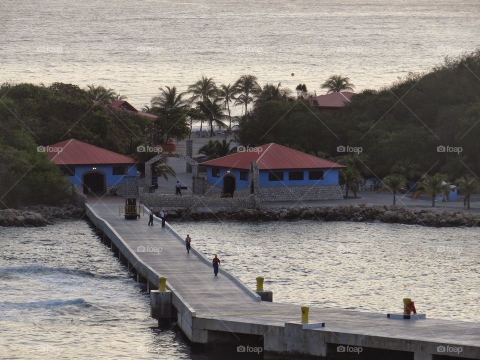 Labadie Haiti. The view from the cruise ship as we docked in Labadie, Haiti. 