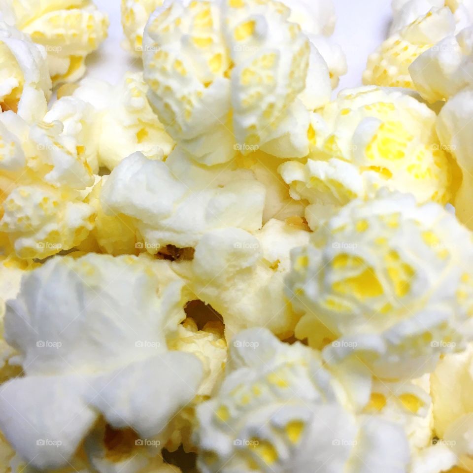 Full frame shot of popcorns