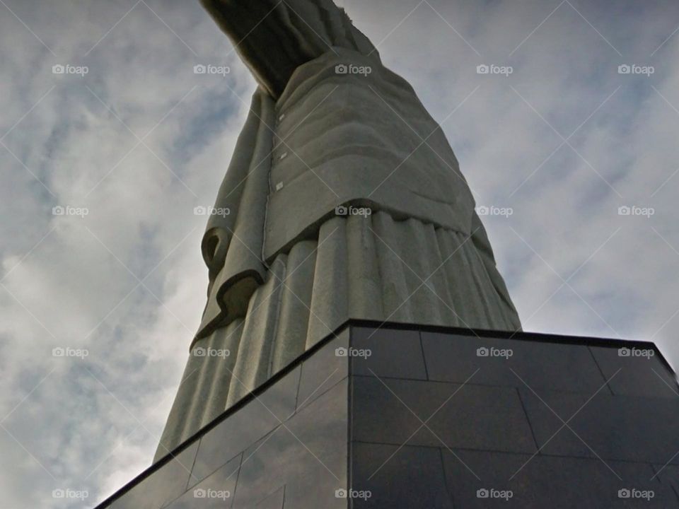 The statue of Christ the Redeemer, Brazil