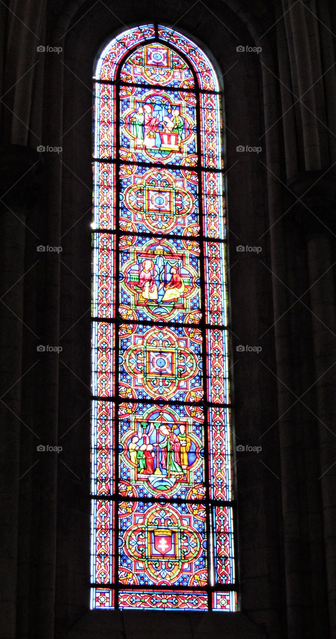 stained glass window