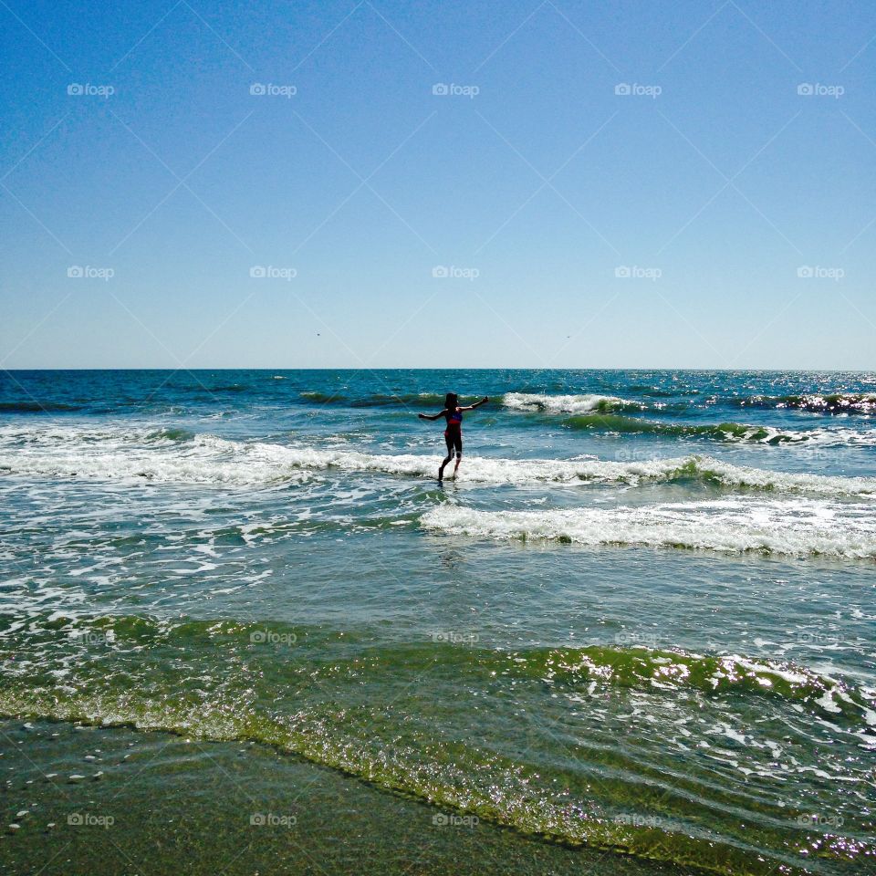 Girl at the beach