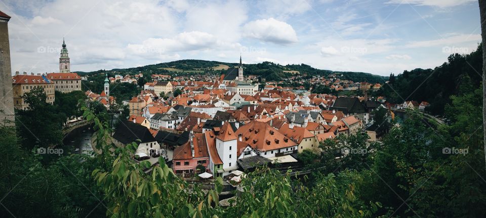 Magical place. Česky Krumlov. Right from a fairy tales 