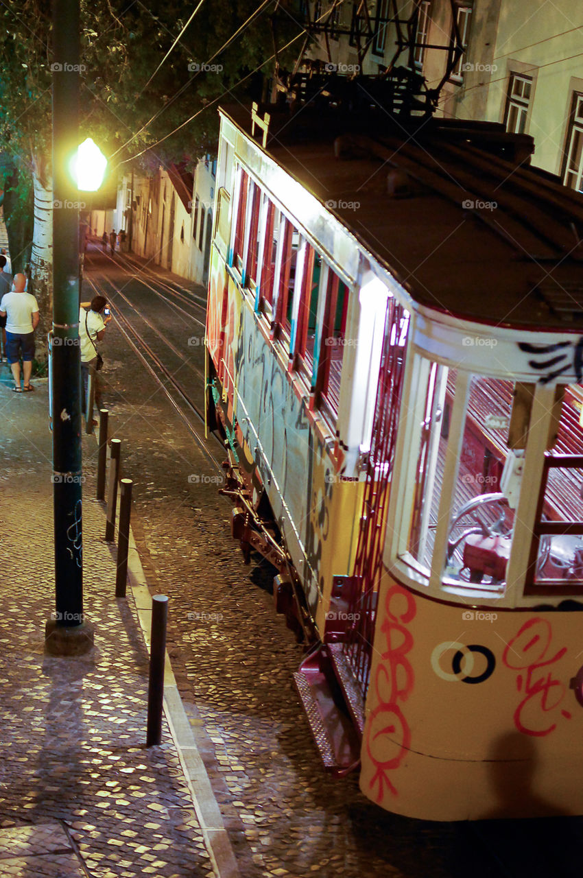 The tramway in Lisbon