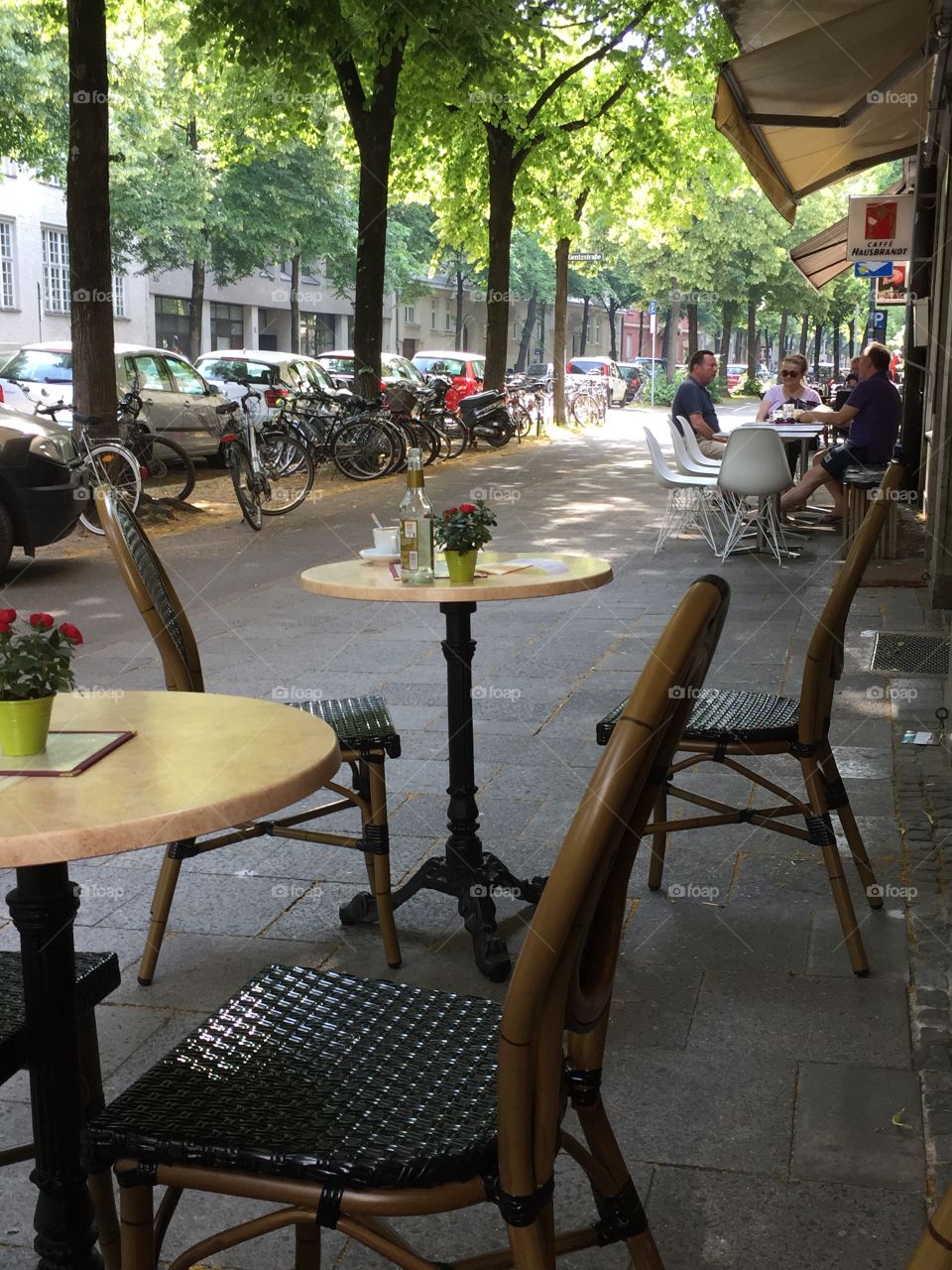 Small urban streetcafé
