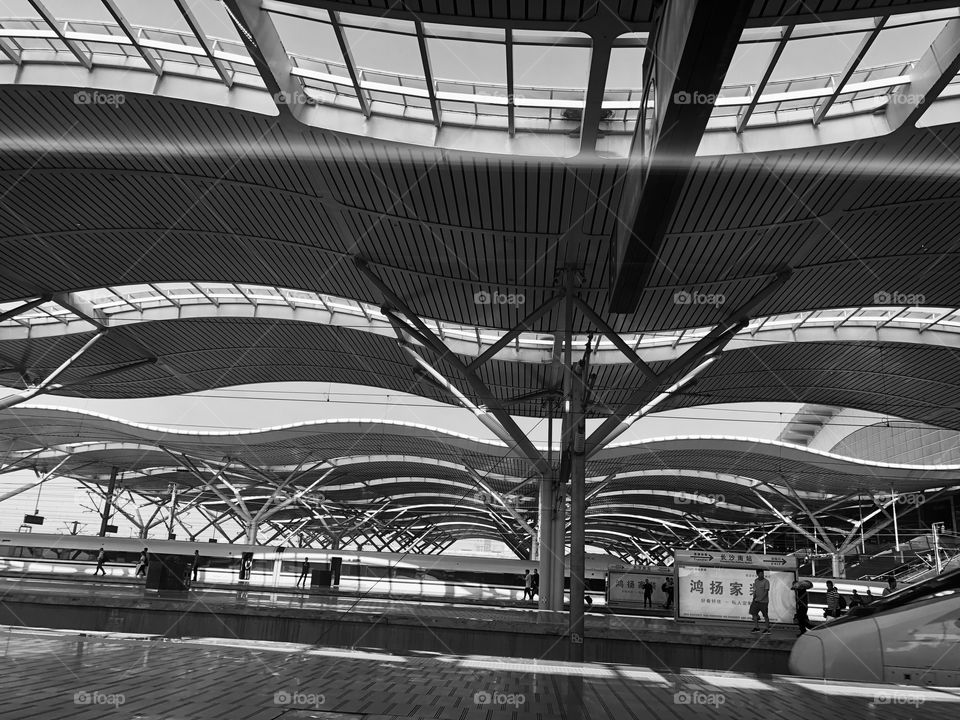 High speed rail terminal 