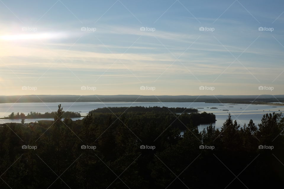 Landscape, Water, Beach, Lake, Sunset