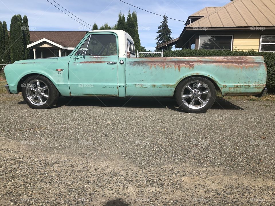 1976 C10 Chevy with patina!  Classic Summer ride!