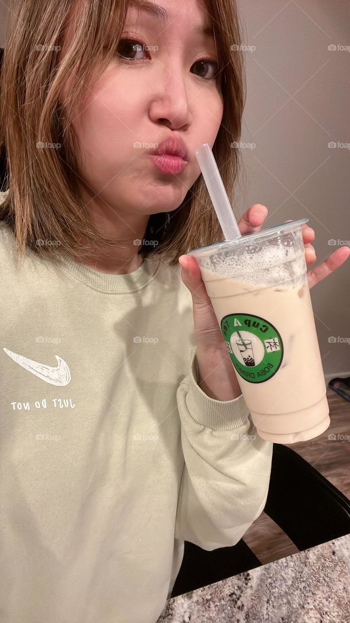 Bubble tea, I am loving it~~~