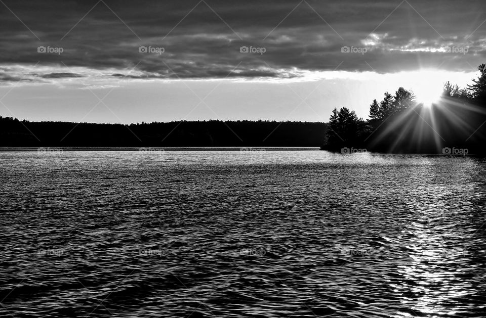 Lake nippissing sunset