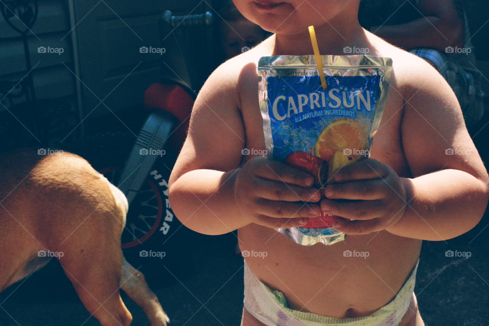 Caprisun In The Summer With Kids