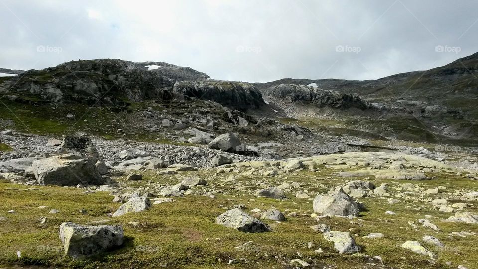 The rough nature in Norway