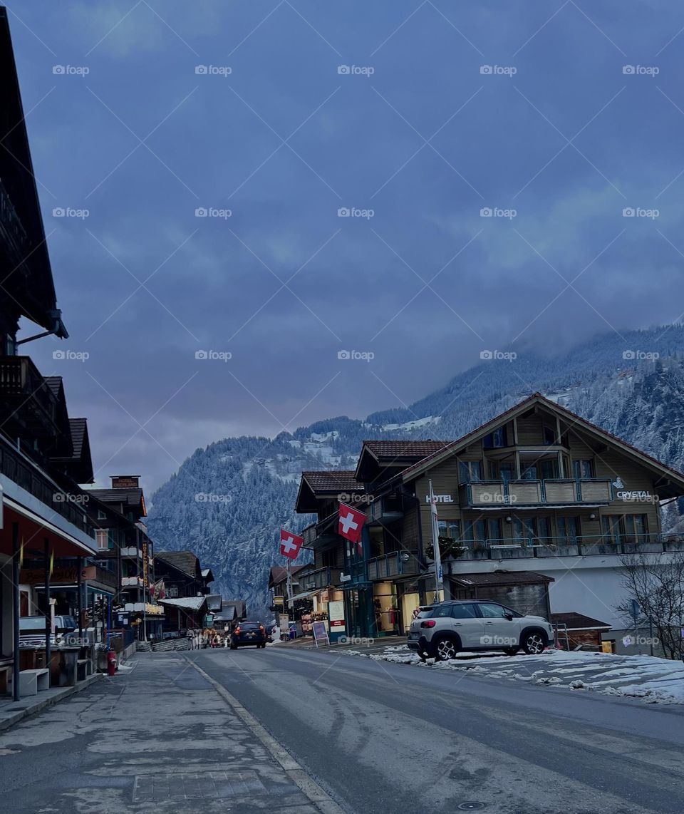 quiet, calm and beautiful city in Switzerland, calm down and enjoy