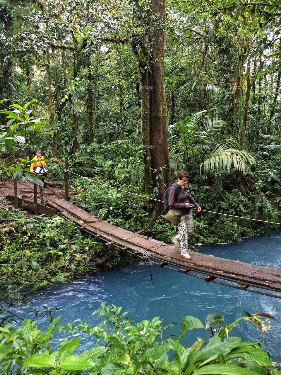 Bridge over the blue river 